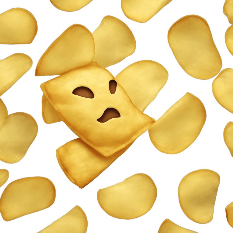 potato chips emoji