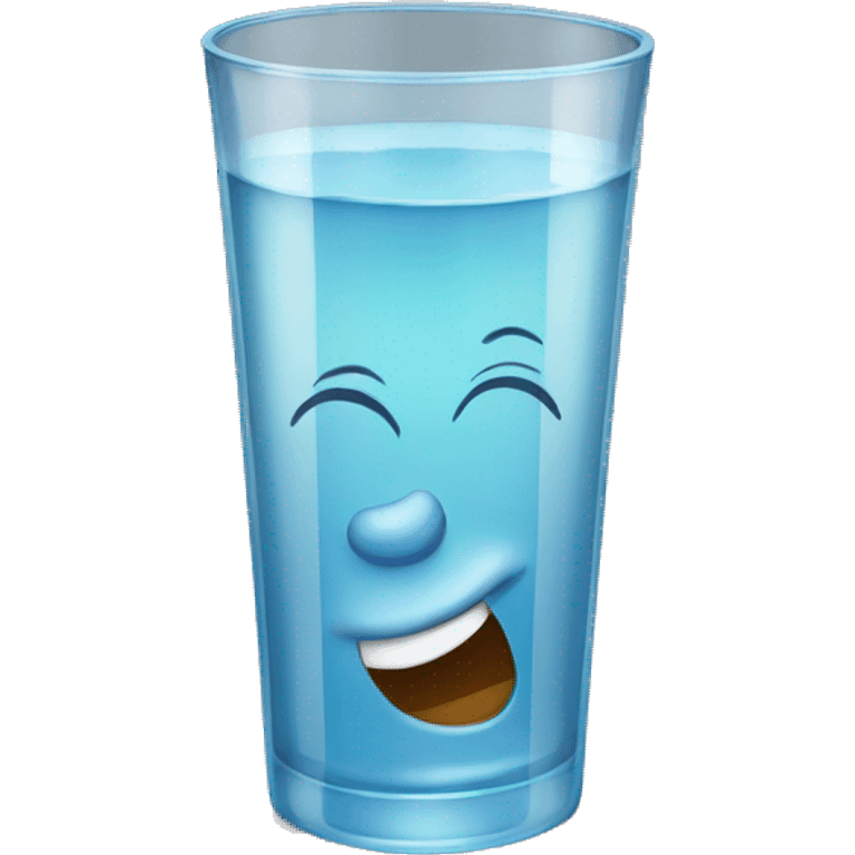 Vaso de agua emoji