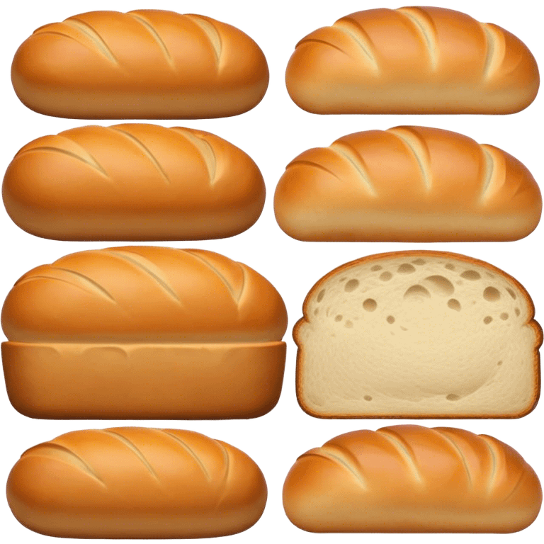 photorealystic bread emoji