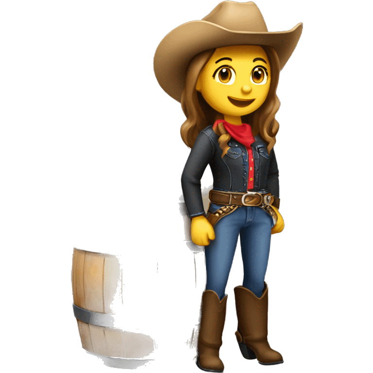 Barrel racer  emoji