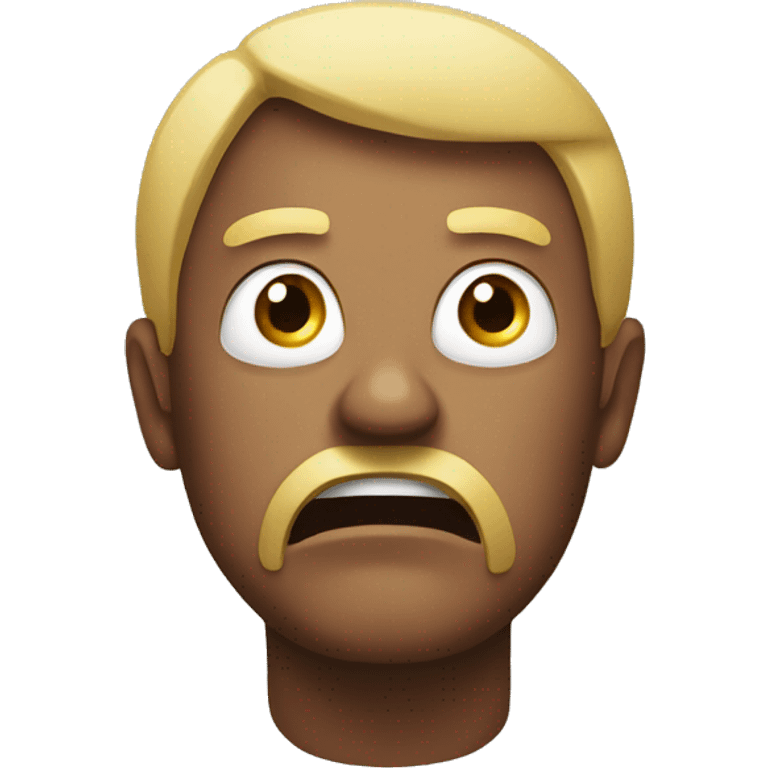 warrior shocked head man emoji