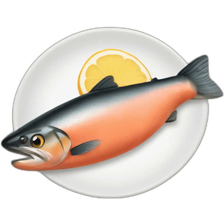 Smoked salmon emoji