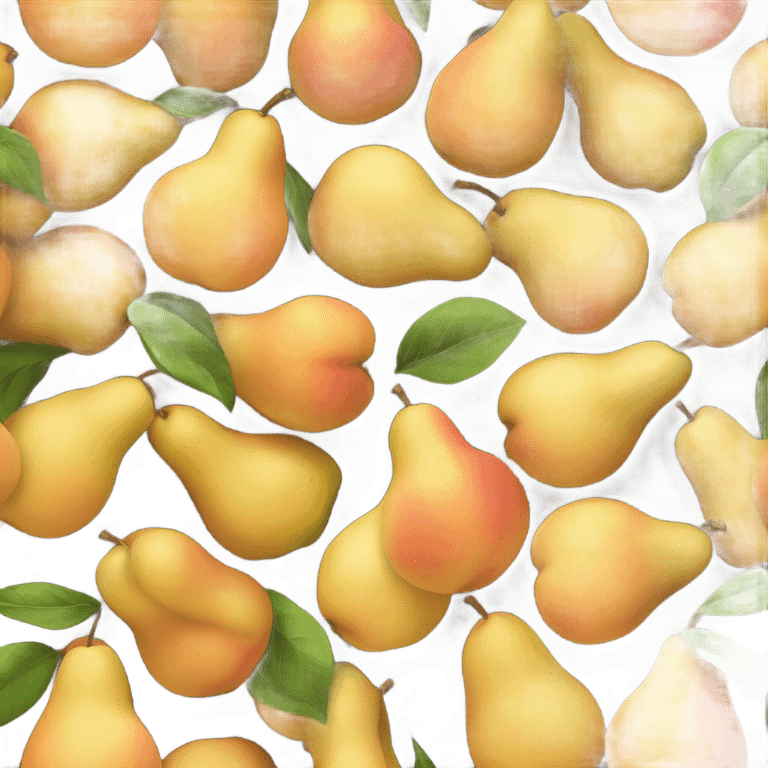 Peaches and pears ￼ emoji