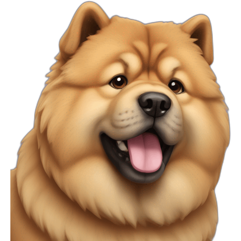 Chow chow dog emoji