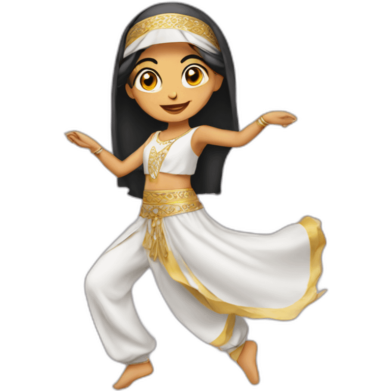 Arab girl dancer emoji