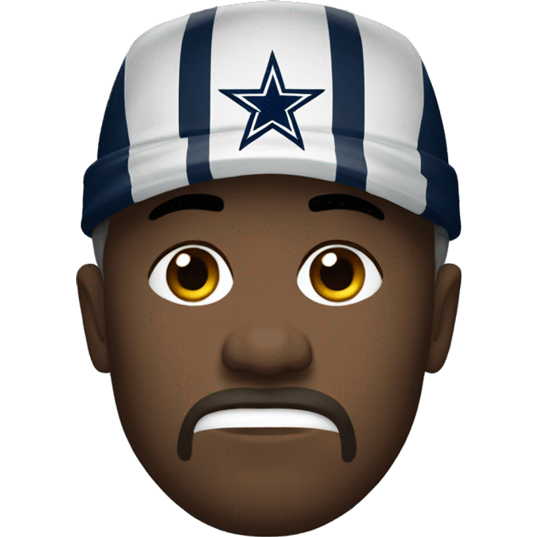 Sad Dallas Cowboys fan emoji