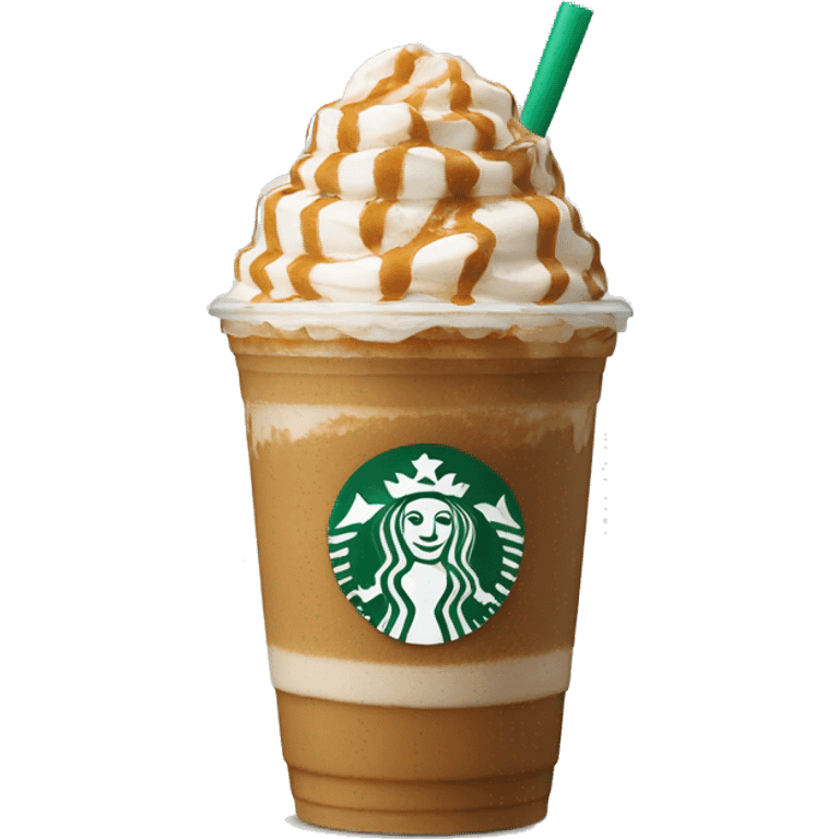 Caramel frappe starbucks emoji