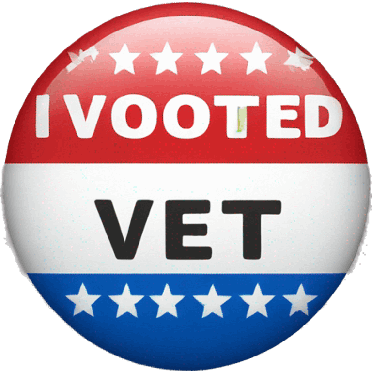 I voted sticker emoji