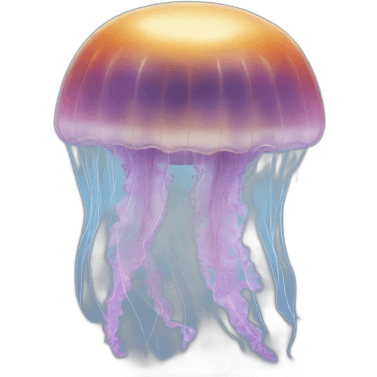 Moon jellyfish emoji