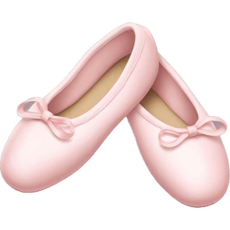 Pale pink ballet shoes emoji