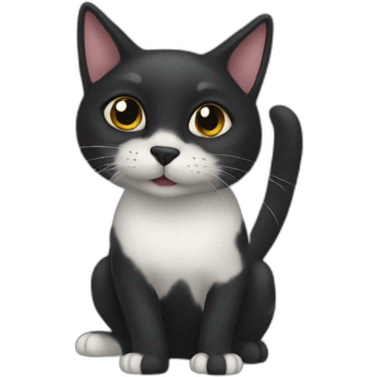 gato negro emoji