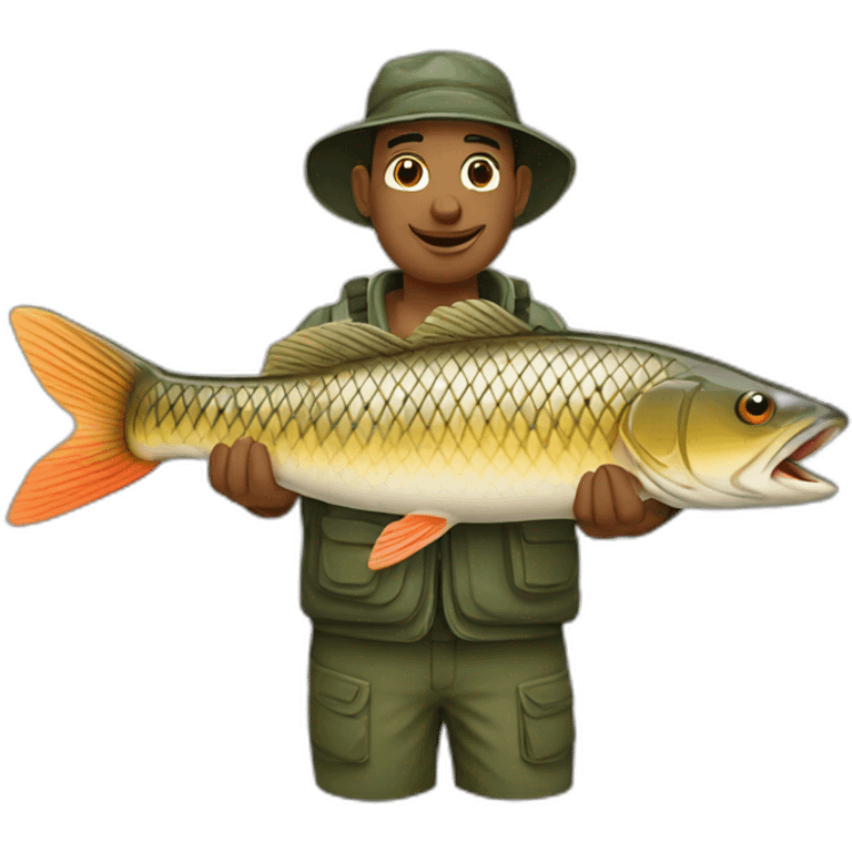 carp fisherman emoji