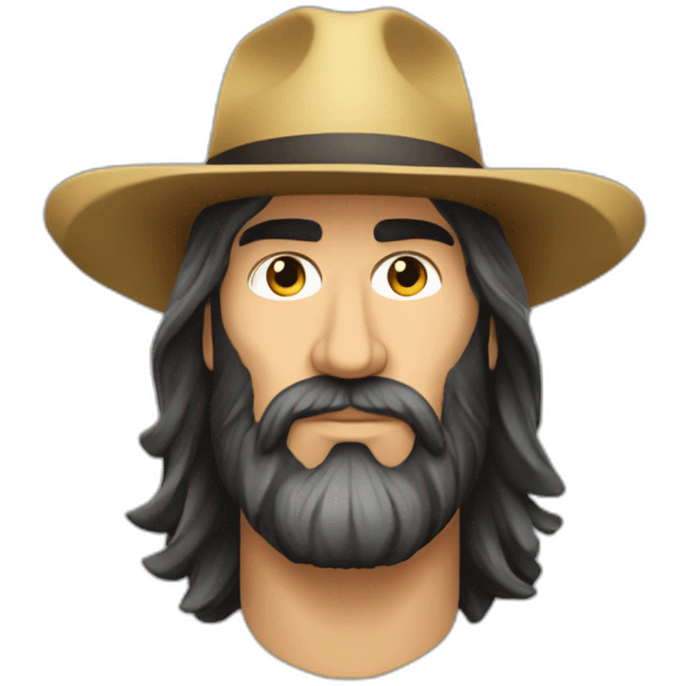 Sebastien Chabal with a hat  emoji