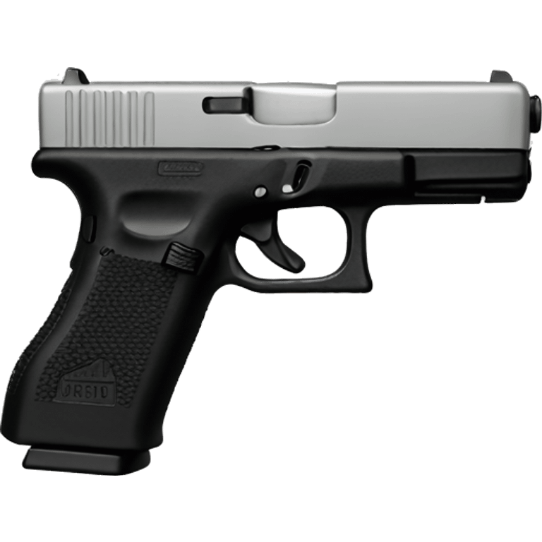 Glock-19 facing right emoji