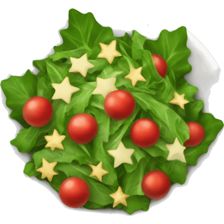 Christmas salad emoji