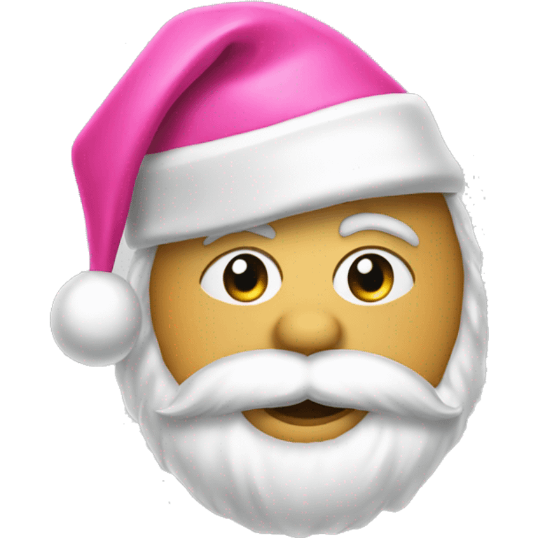 pink santa hat emoji