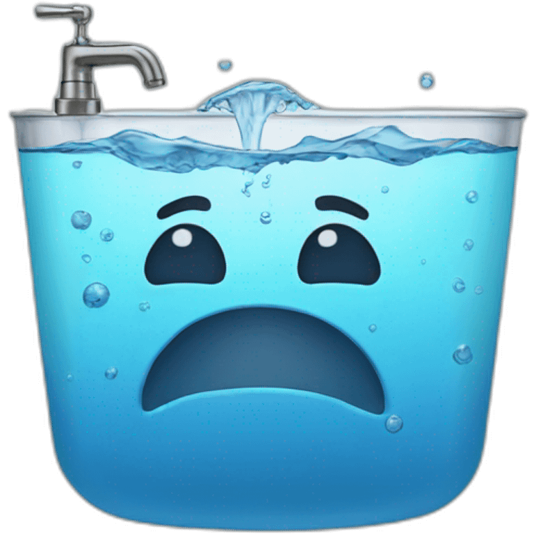 wasting water by using AI emoji