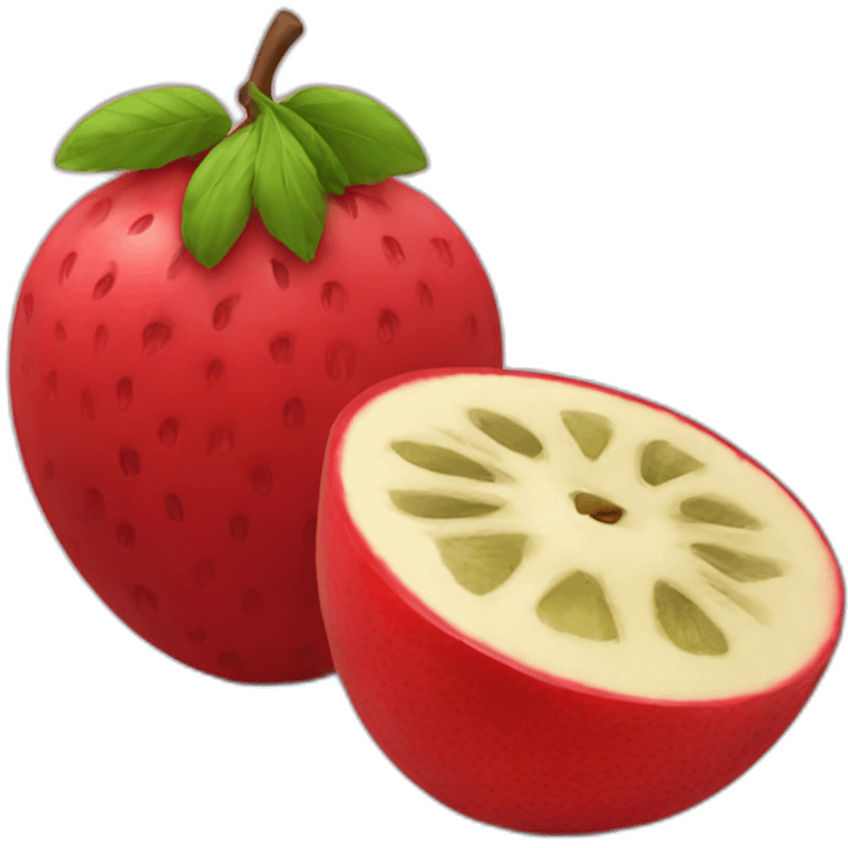 red fruit logo emoji