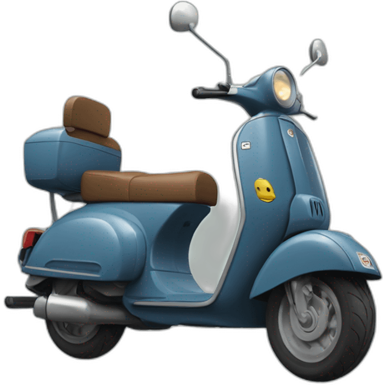 Francois holande sur un scooter emoji