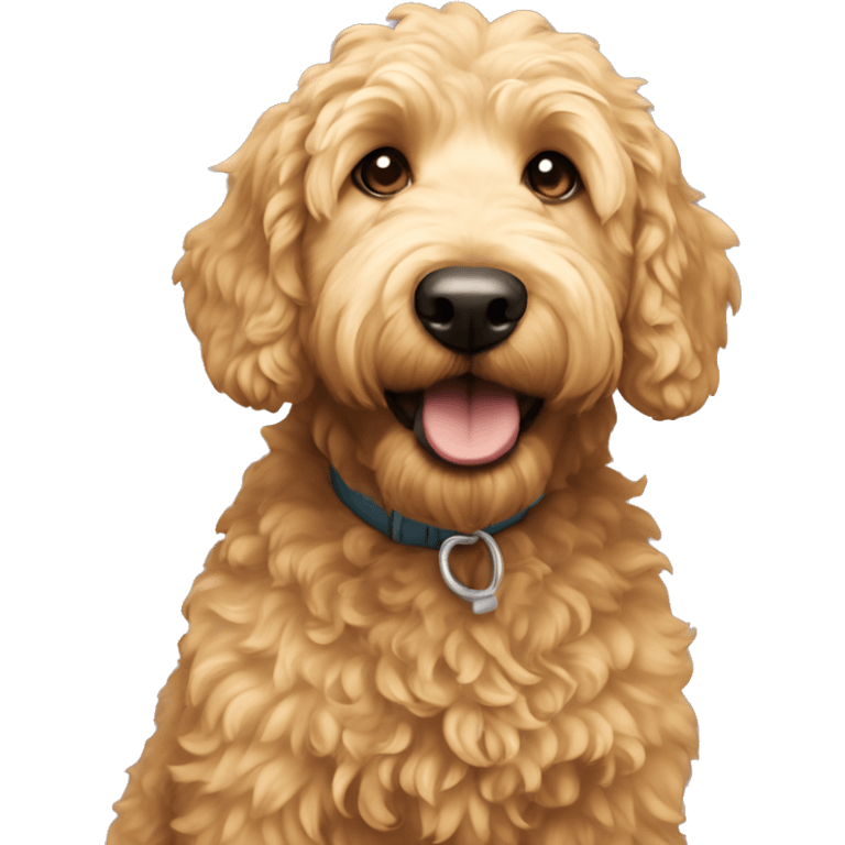 golden doodle dog emoji