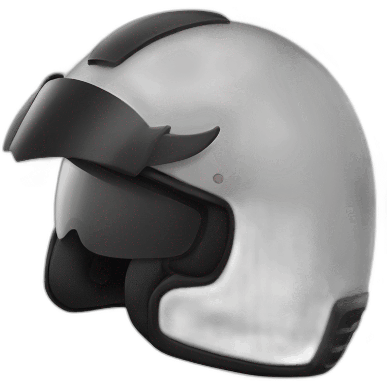 motorcycle helmet with horns emoji