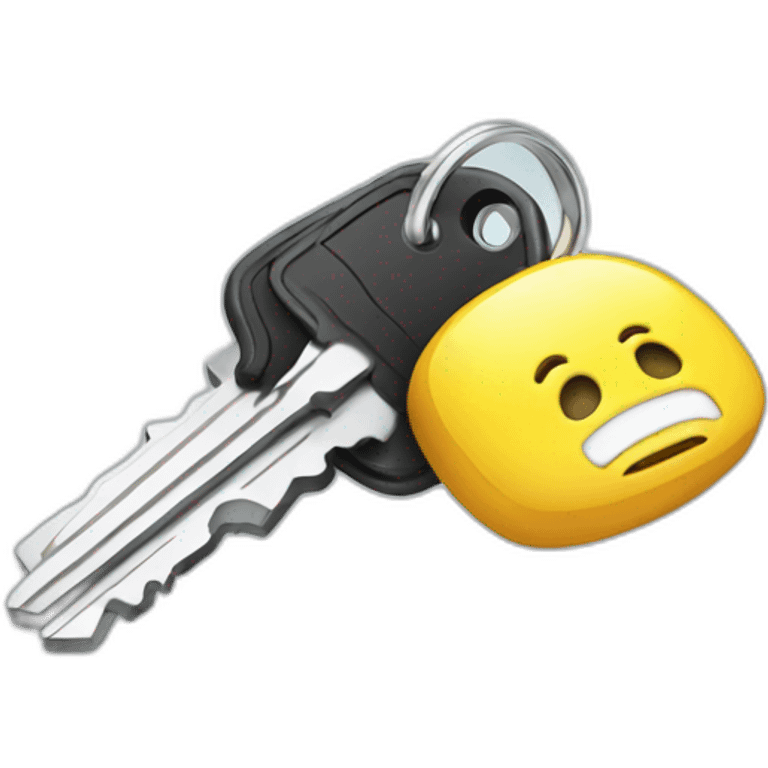 Car keys emoji