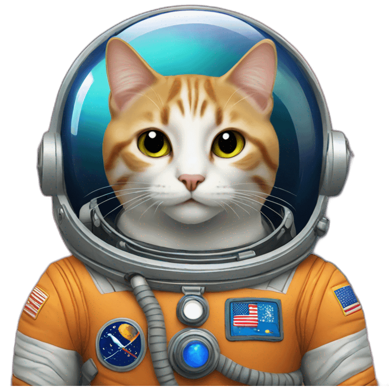 cat in space suit emoji