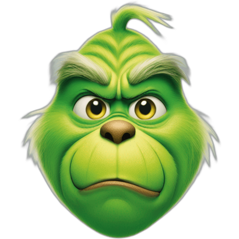 The grinch emoji