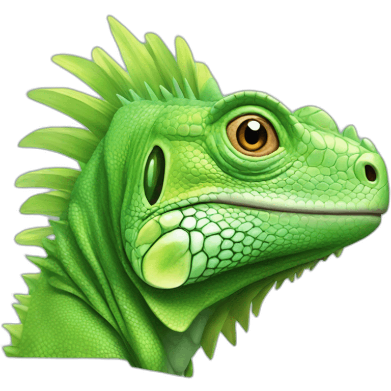 beautiful iguana emoji