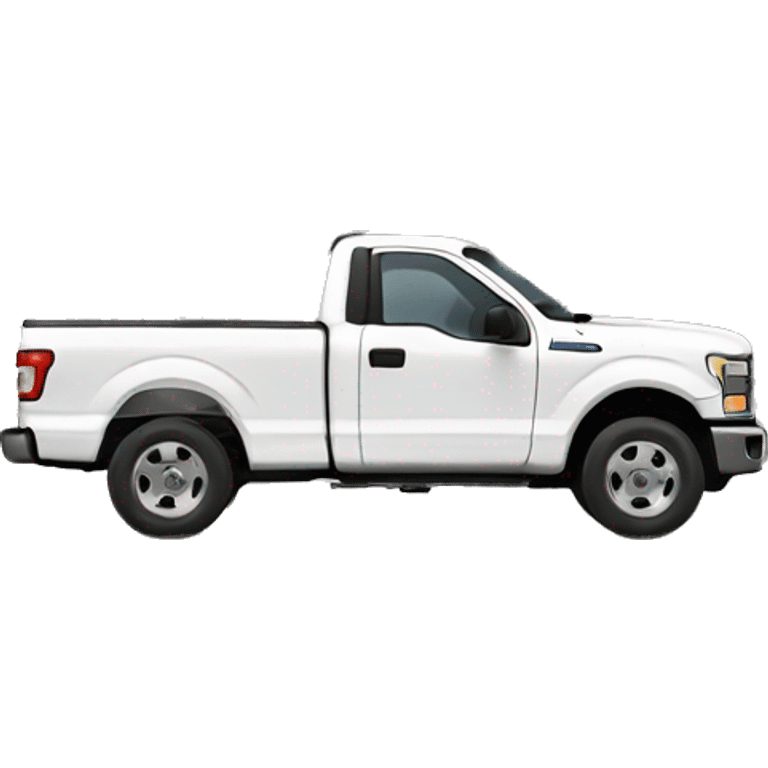 white ford truck emoji