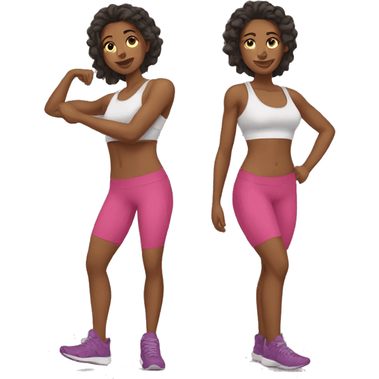 Fit girl emoji