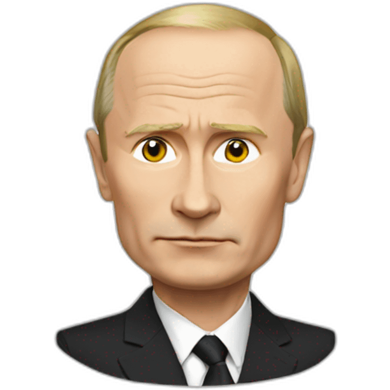 putin with red button emoji