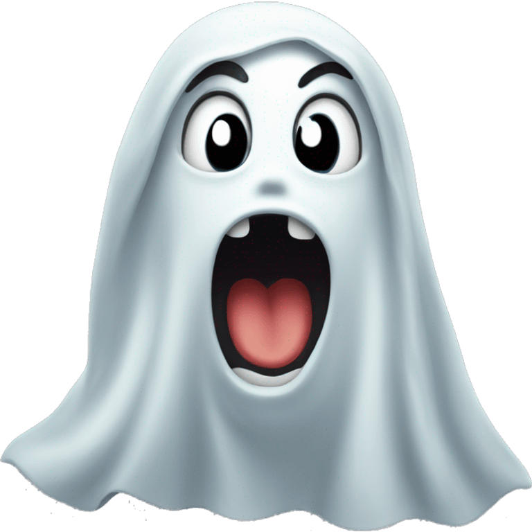 Shocked Ghost emoji