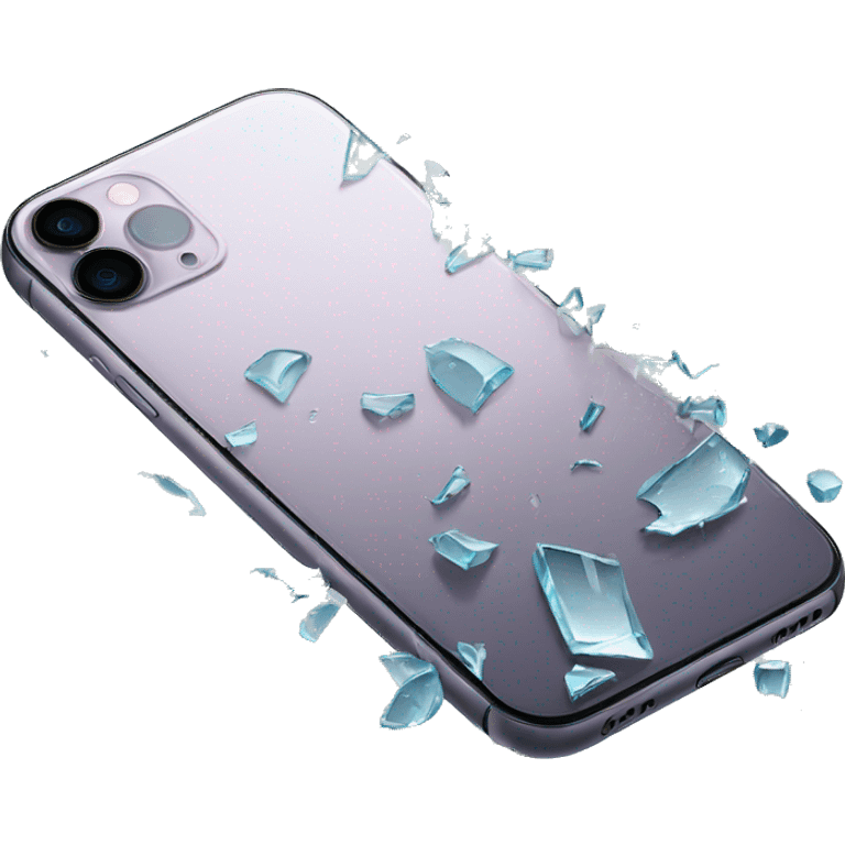 iPhone 16 pro broken glass  emoji