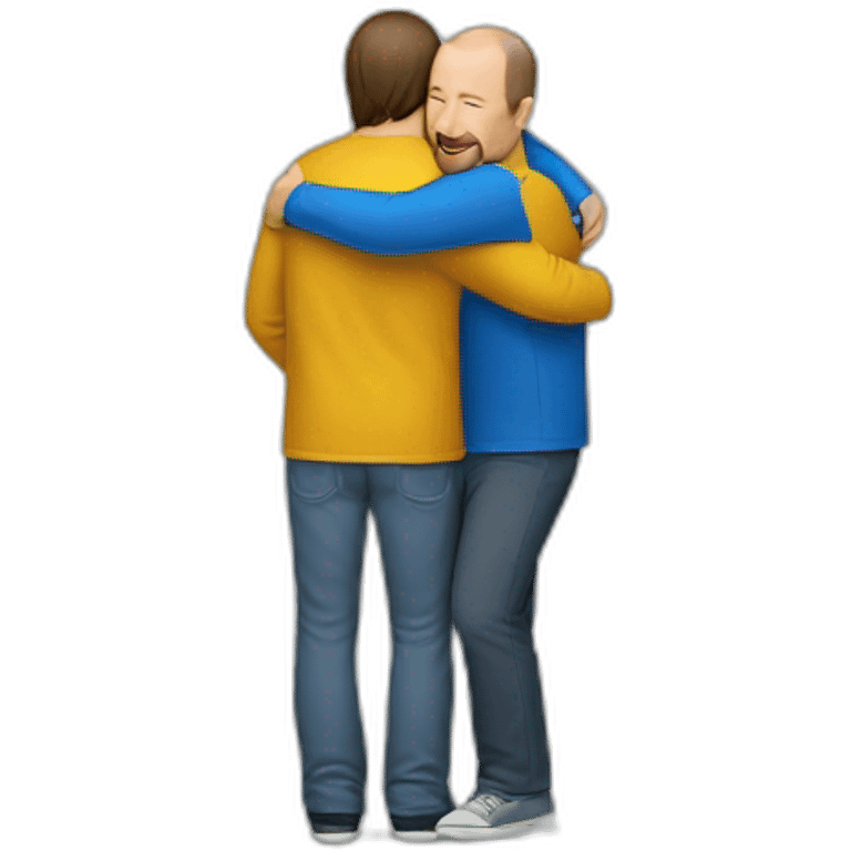 marc newson and Jony ive hug emoji