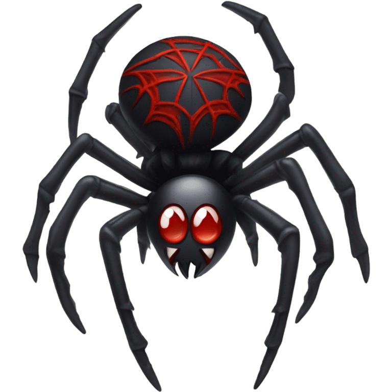 gothic spider with red cross emoji