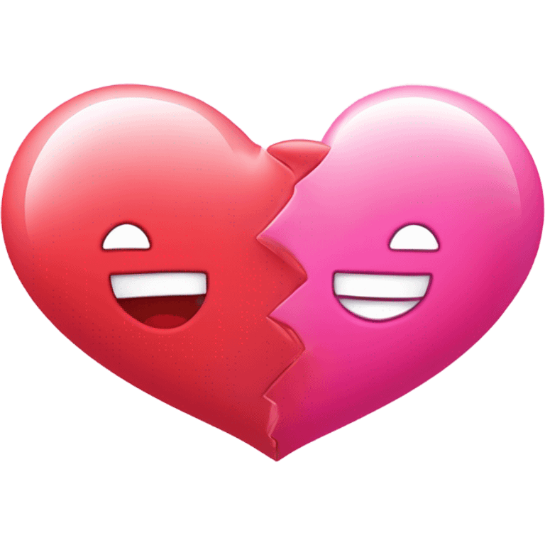 Red and pink heart emoji