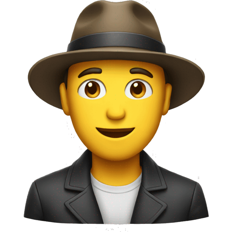 men in hat emoji