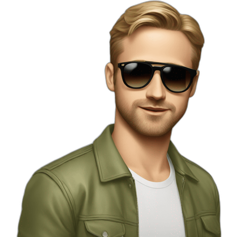 Ryan gosling look alike in sunglasses emoji