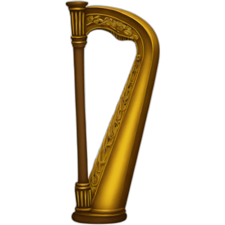 Lyre harp Roman style  emoji