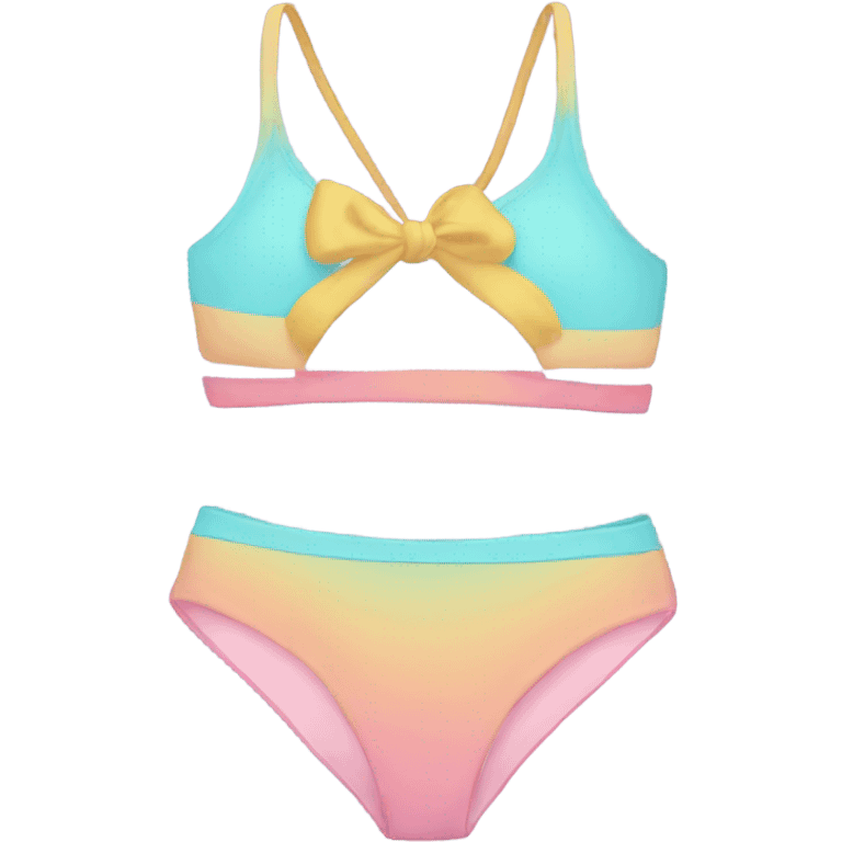 pastel swimsuit emoji