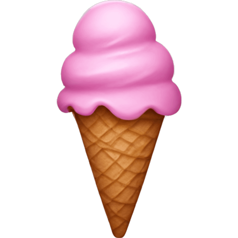 pink ice cream emoji