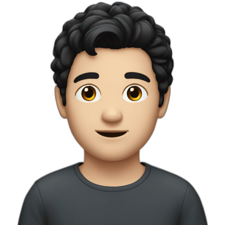 Iain Armitage black hair  emoji