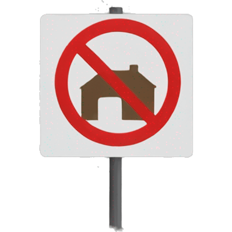 A flood symbol with a red stroke through it, indicating that flood are prohibited from this location emoji