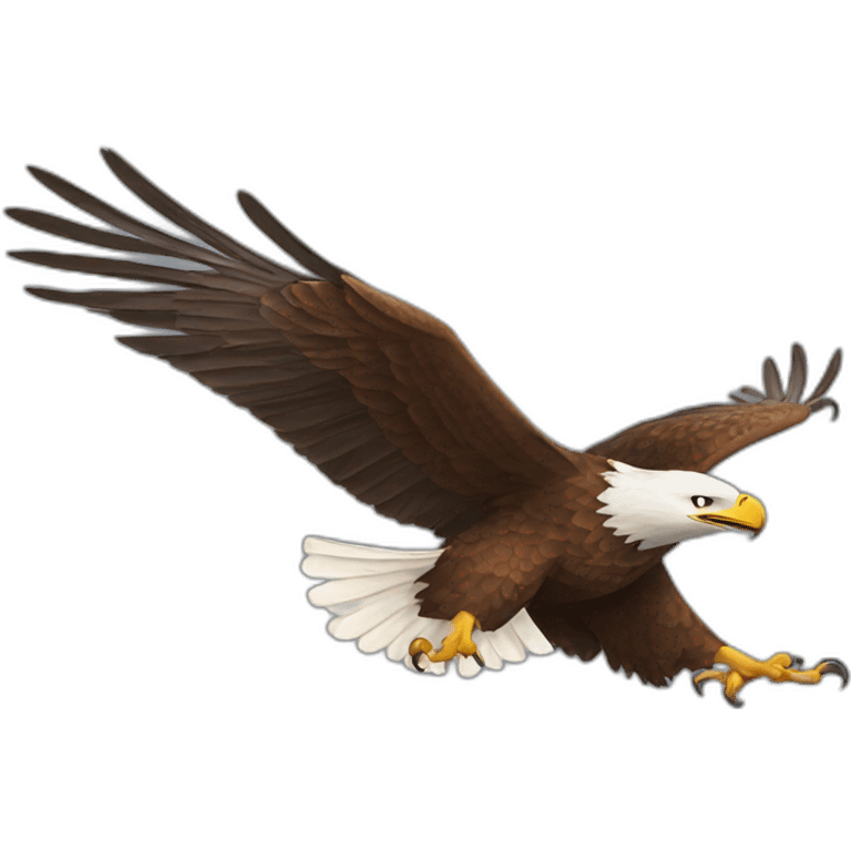 eagle flying emoji