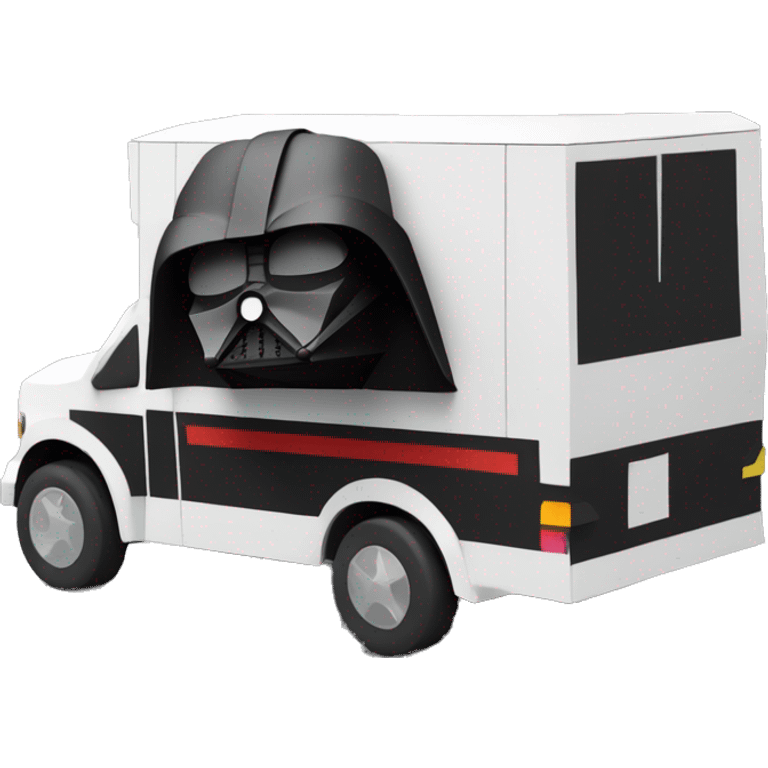 papercraft, darth Vader’s 2026  step van emoji