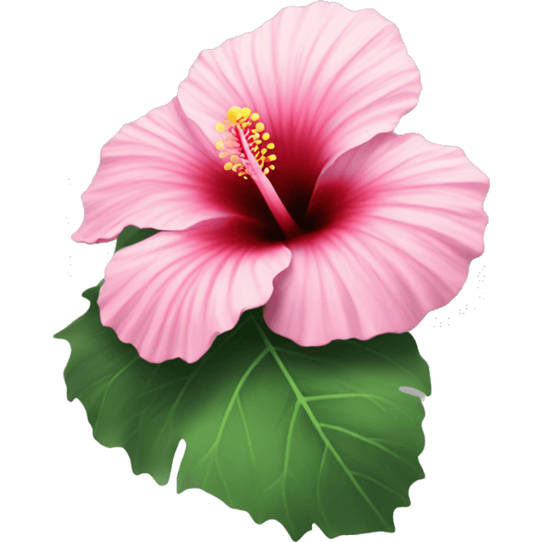 enchanting hibiscus flower that looks special but very pretty emoji