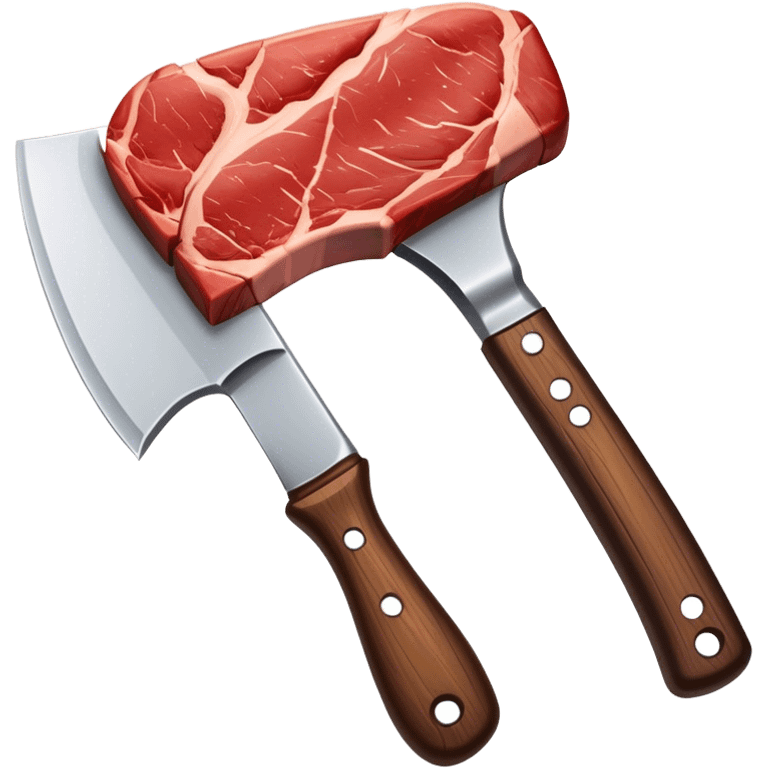 Tomahawk strak with knife in it emoji