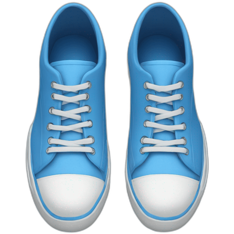 Blue shoes emoji