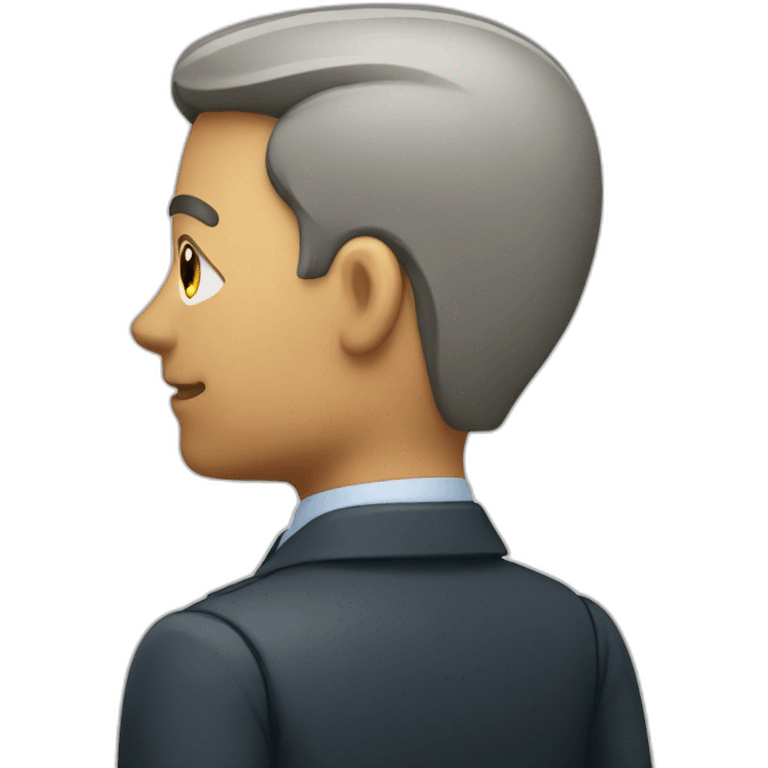 manager back view emoji